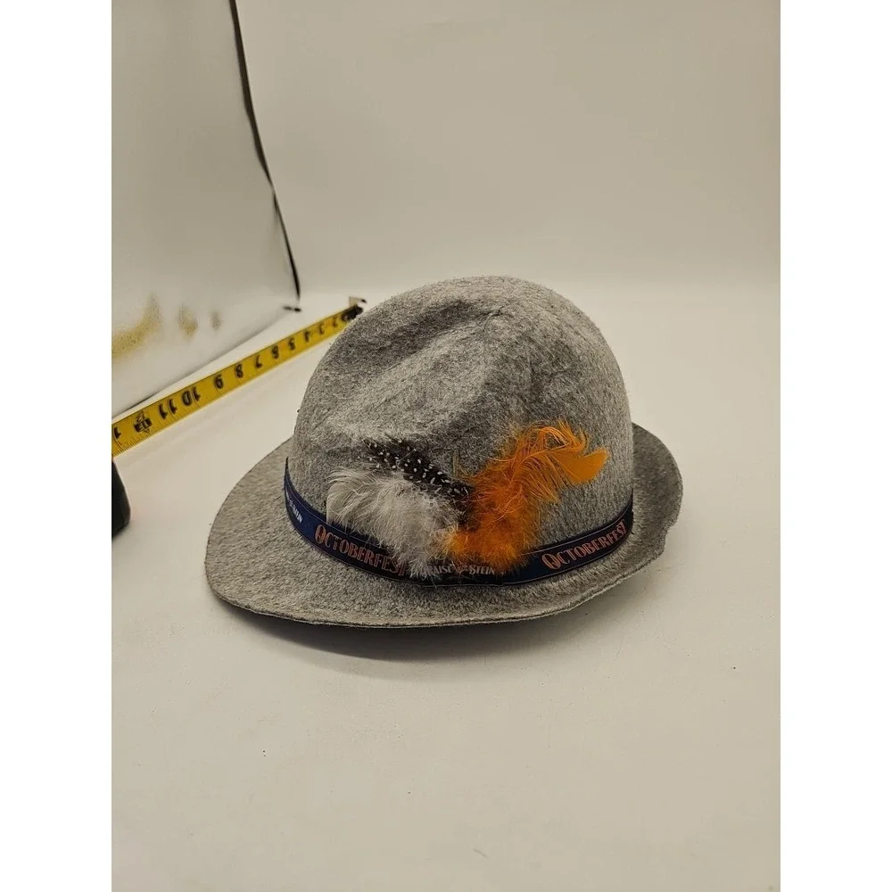 Octoberfest Samuel Adams‎ Promotional Hat with Feather Raise the Stein